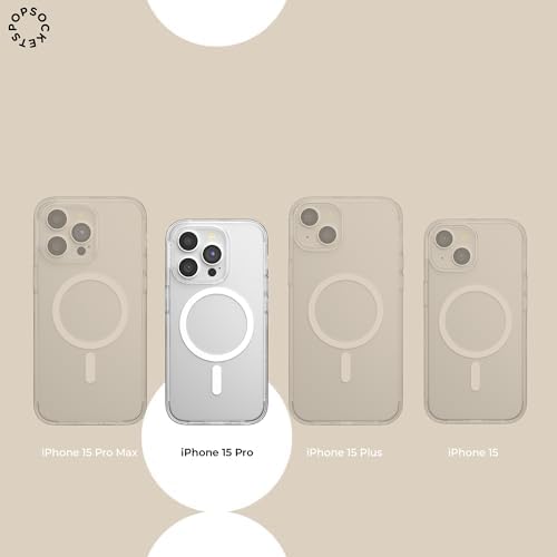 PopSockets iPhone 15 Pro Phone Case with MagSafe- Mickey Polka Dot