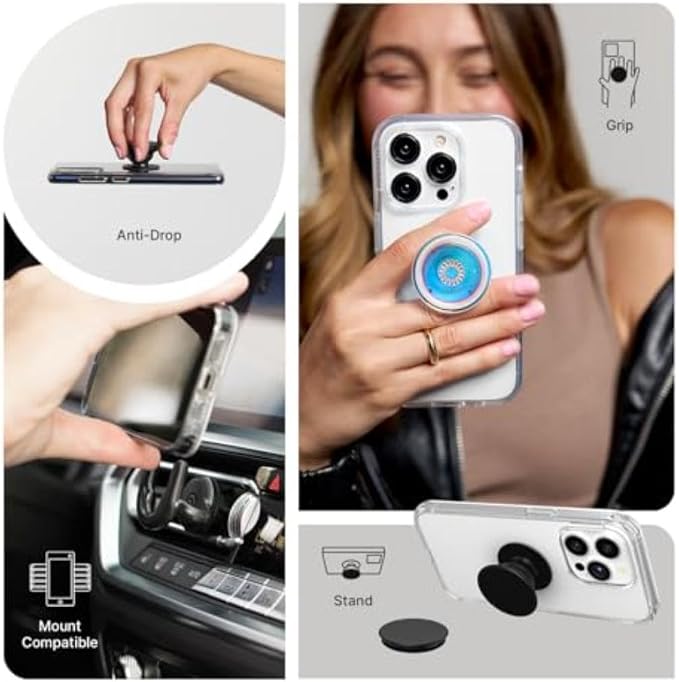 PopSockets iPhone 16/17E Phone Case with MagSafe- Wingspan | Magnetic, Wireless Charging, Camera & Drop Protection, Bookish, Acotar, Throne, Glass, Sarah