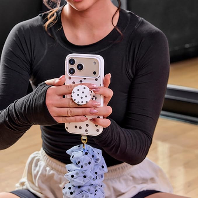 PopSockets iPhone 13 Pro Phone Case with MagSafe- Spotlight Dots | Magnetic, Wireless Charging, Camera & Drop Protection, Phone, Women, Electronic Accessories, For iPad/Kindle/iPhone/Android