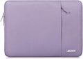 MOSISO Laptop Case 15 inch, 15 inch Laptop Sleeve Compatible with MacBook Air 15 M4 A3241 M3 A3114 M2 A2941 2025 2024 2023,Dell XPS 15,Polyester Vertical Computer Sleeve Bag with Pocket, Purple
