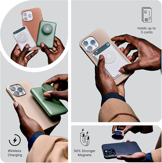 PopSockets iPhone 16/17E Phone Case with MagSafe- Spooky Book Club | Magnetic, Wireless Charging, Camera & Drop Protection, Witchy, Halloween, Horror