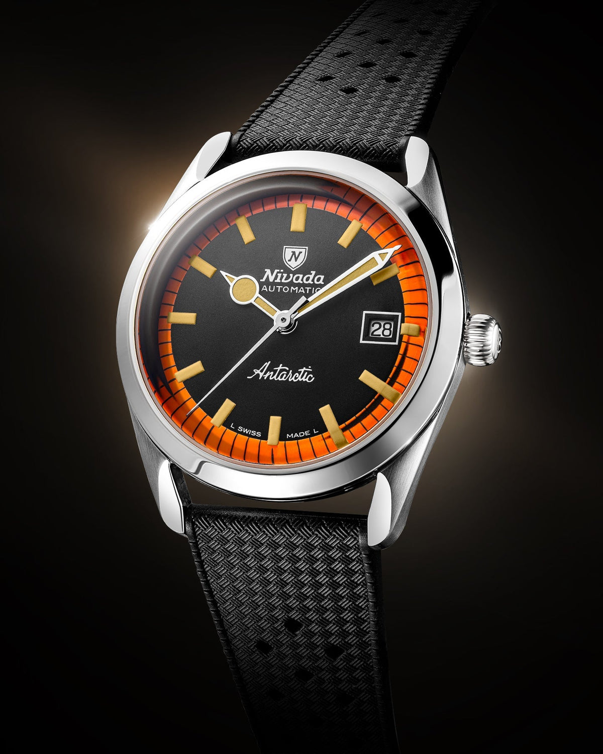ANTARCTIC BLACK & ORANGE - 38MM